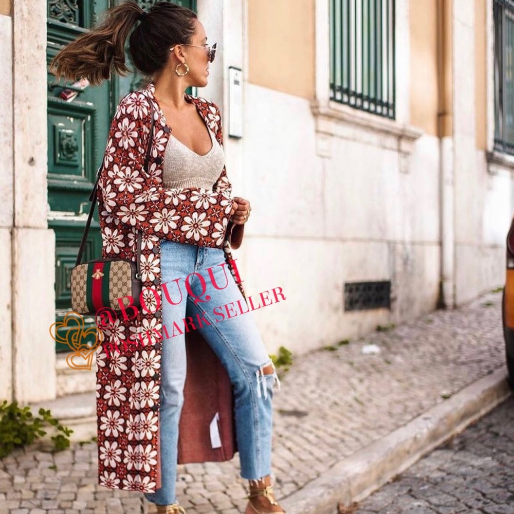 BLOGGERS FAV ZARA SPECIAL EDITION JACQUARD COAT CARDIGAN